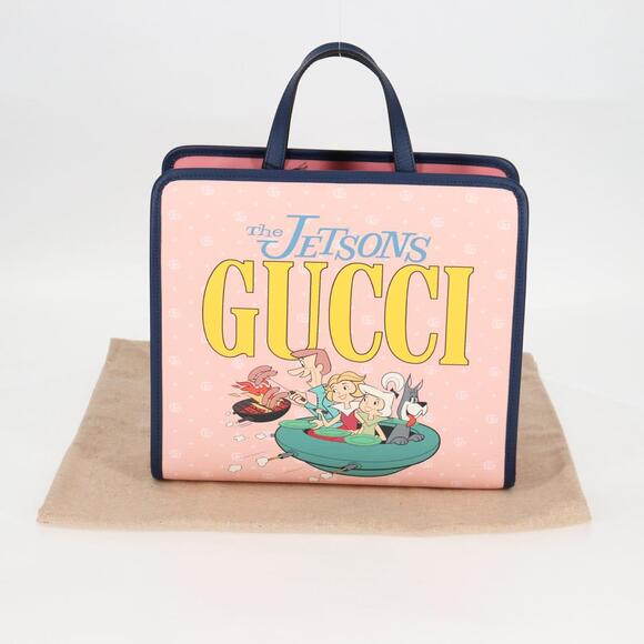 GUCCI GG Supreme Children's Hand Bag Pvc Pink Silver - Picture 12 of 16